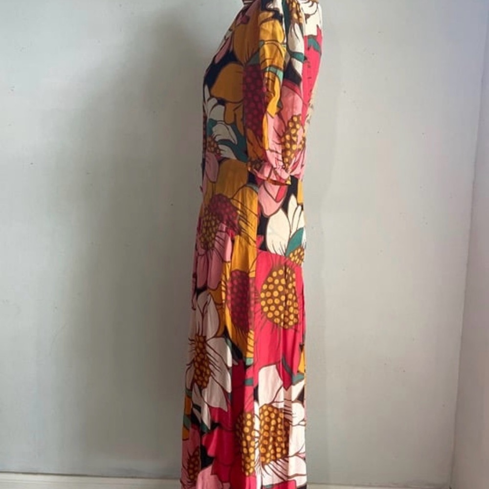 FARM Rio Colorful Floral Midi Dress - Picture 3 of 4